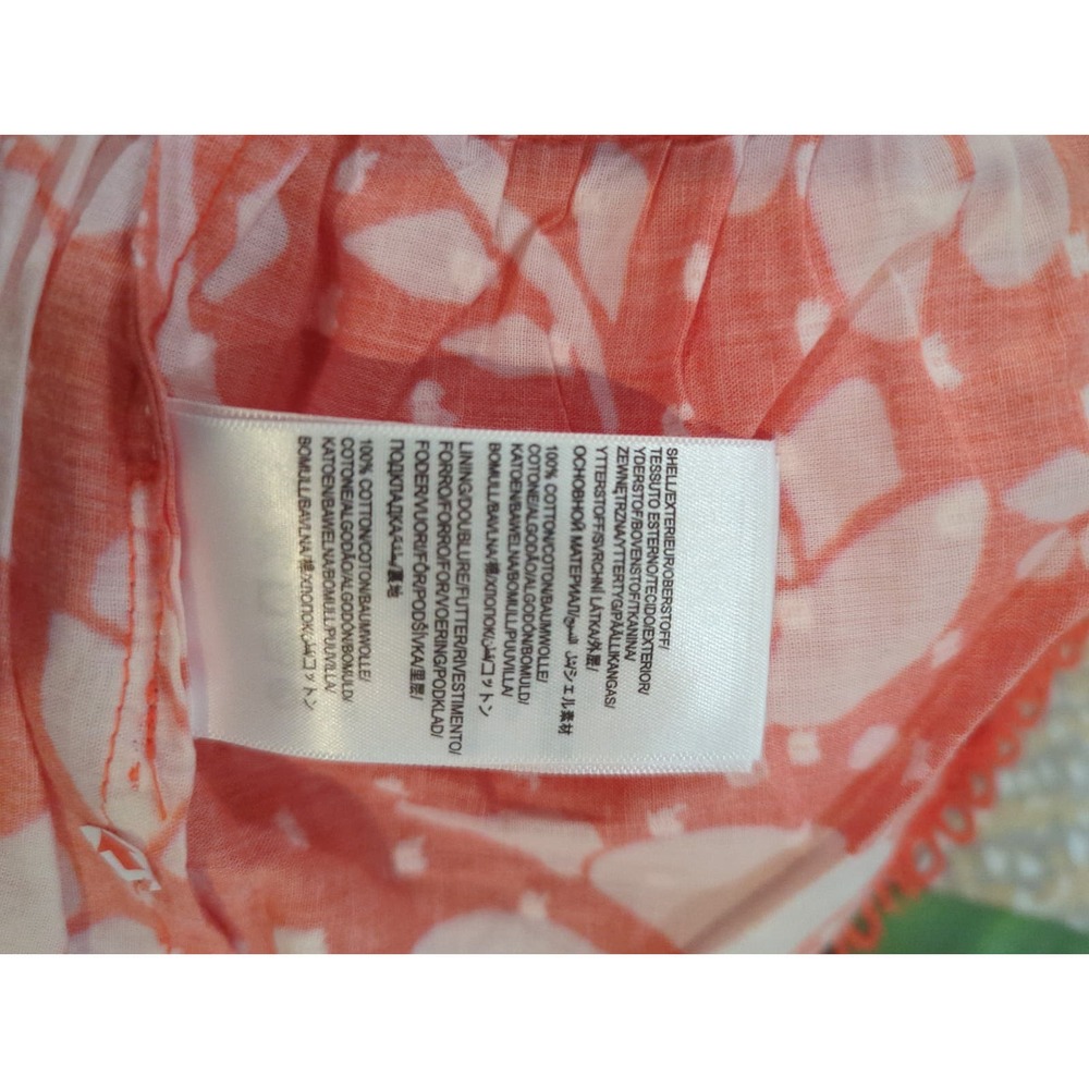 Farm Rio Orange Jungle Tiered Skirt NWT - Picture 4 of 4